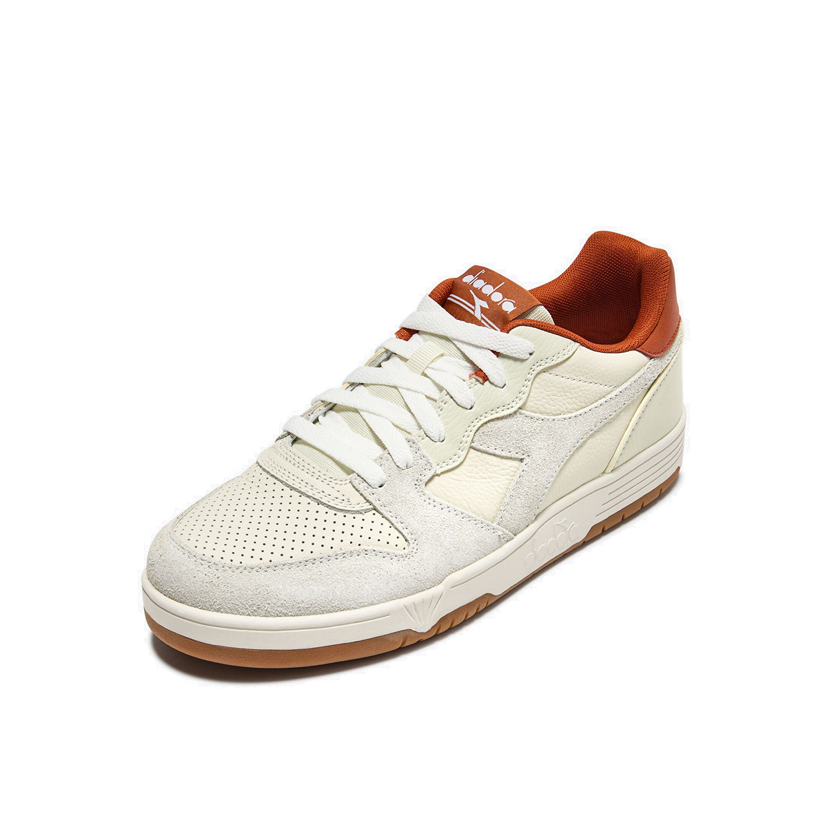 D855 WHITE/RUST