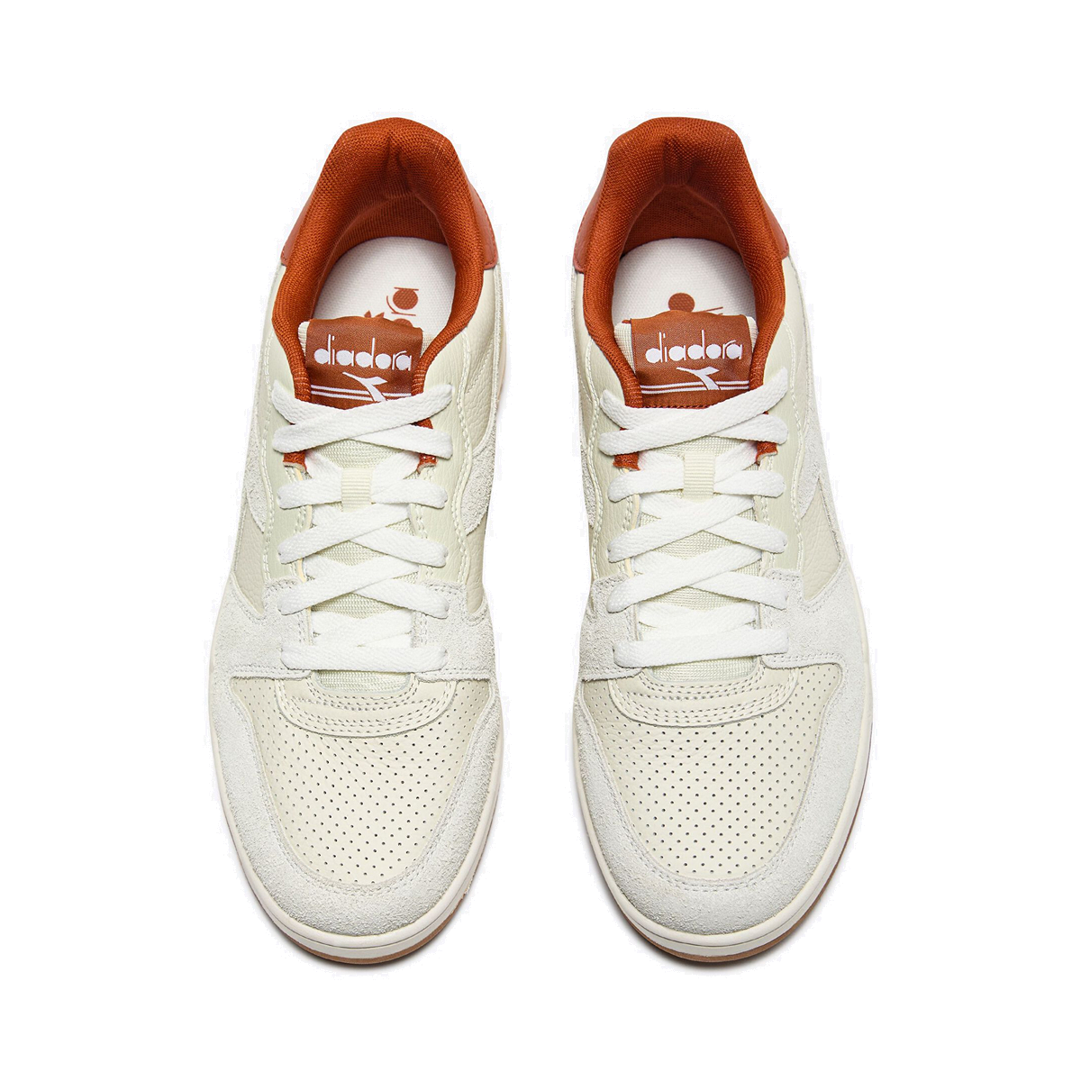 D855 WHITE/RUST