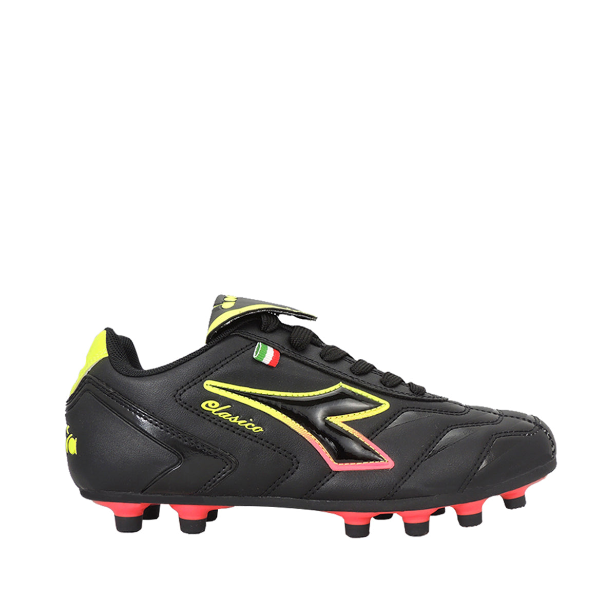 clasico#negro/amarillo/coral