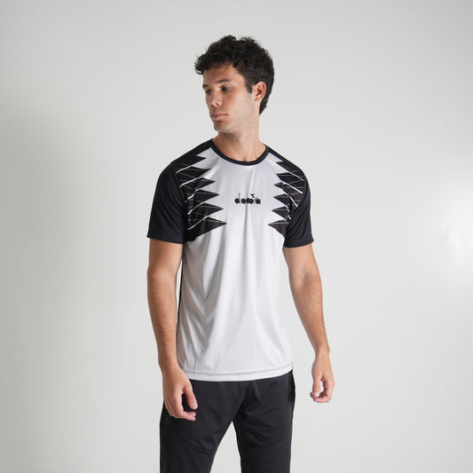 tenis ace tee#gris/negro