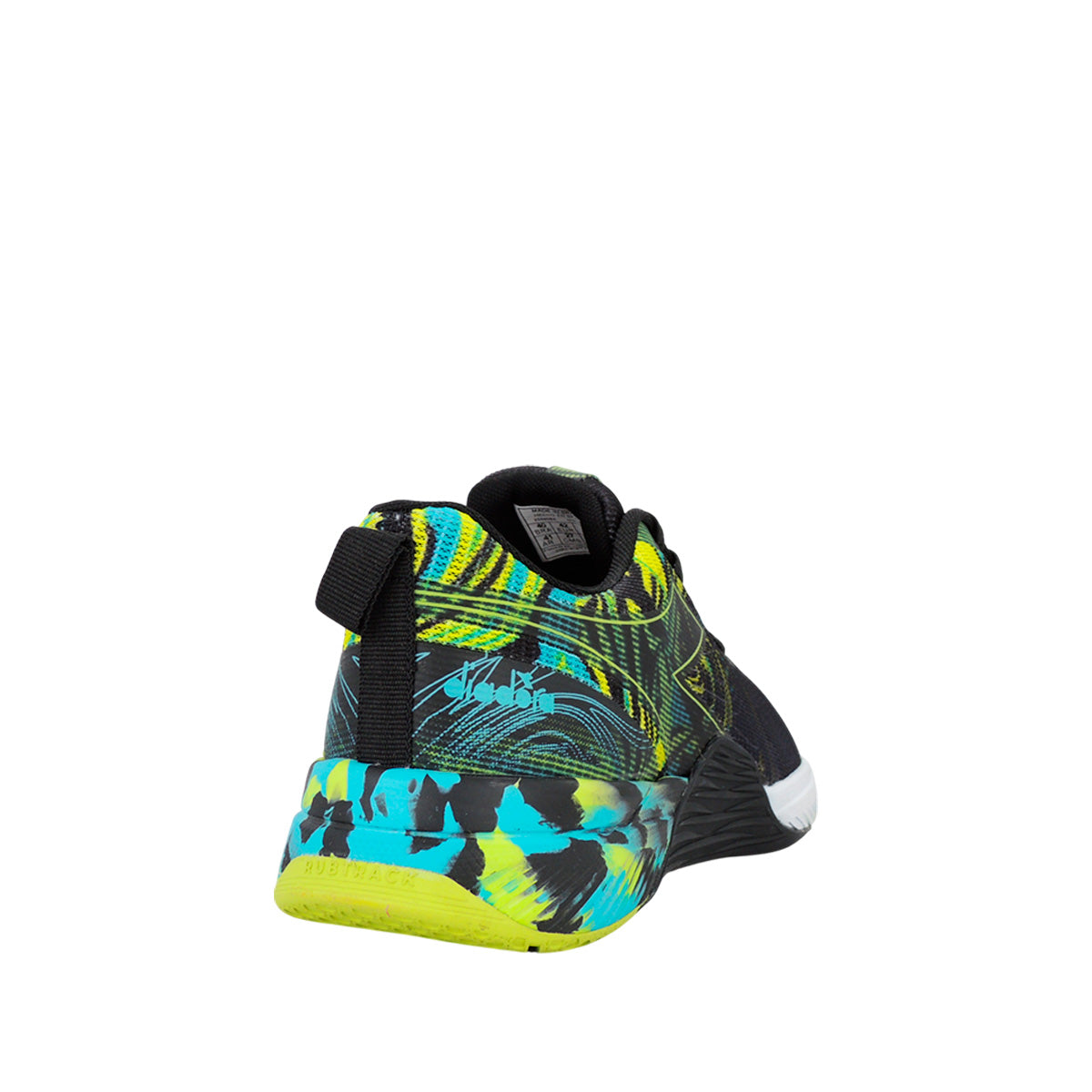 fractal#187-negro/azul/verde-citrico