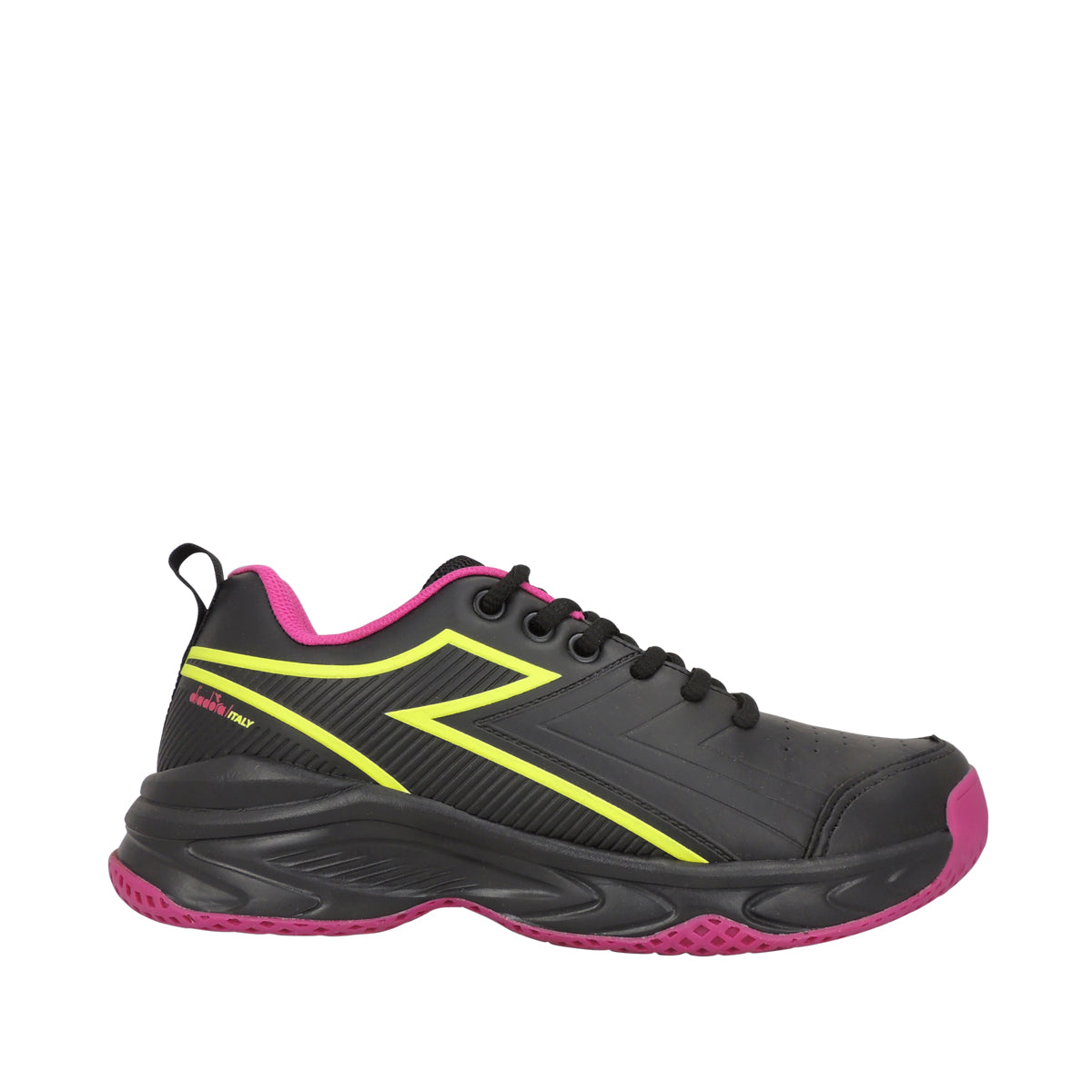 loosa#preto/pink/verde-citrico