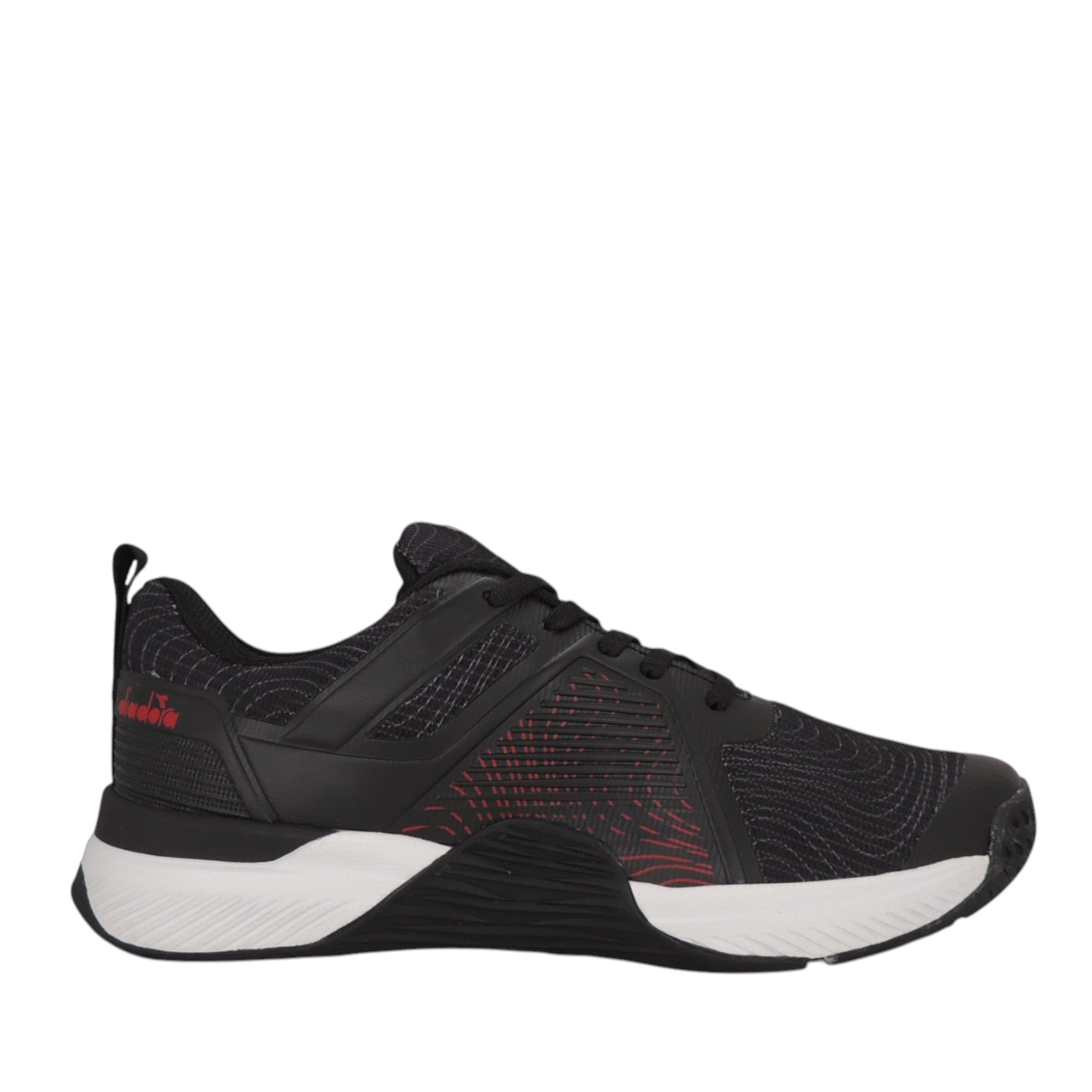 stone#72-negro/rojo