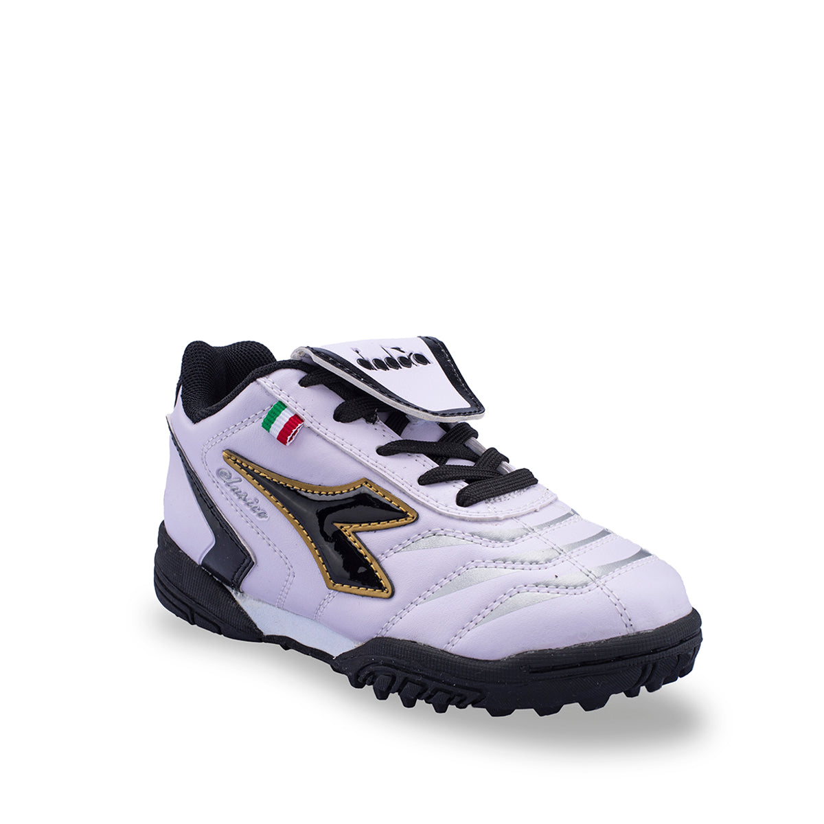clasico-kids-tf#blanco/oro/negro