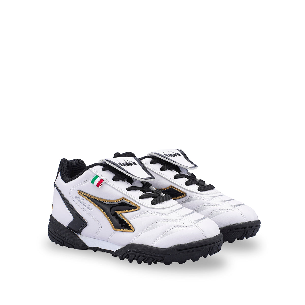 clasico-kids-tf#blanco/oro/negro