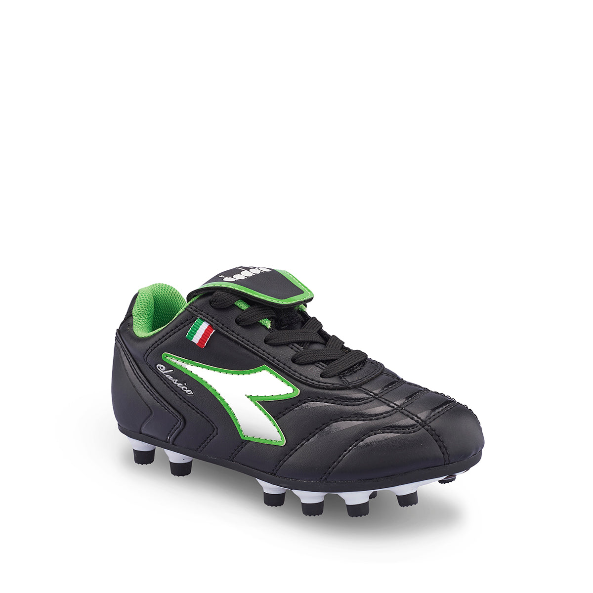 clasico-kids#negro/verde