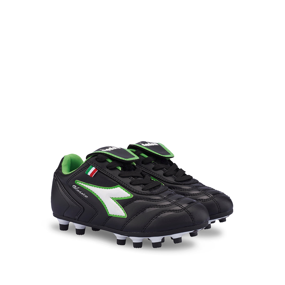 clasico-kids#negro/verde